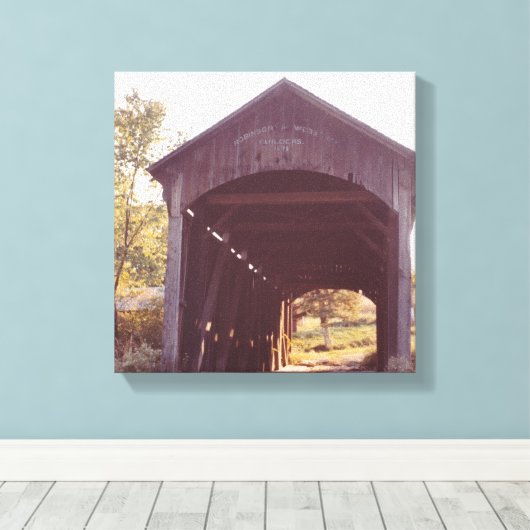 Toile Pont couvert (Insitu (Plancher de Bois))