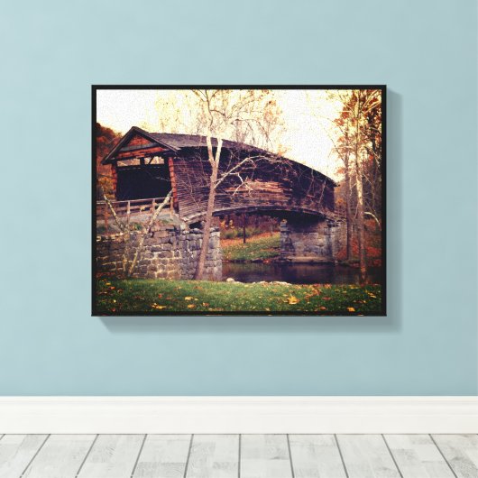 Toile Pont couvert (Insitu (Plancher de Bois))