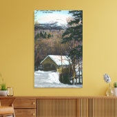 Toile Pont couvert à Flume en hiver (Insitu(Salon))
