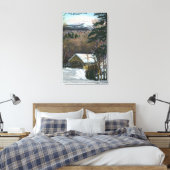 Toile Pont couvert à Flume en hiver (Insitu(Chambre))