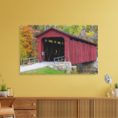 Toile Pont couvert de Cataract sur Mill Creek (Insitu(Salon))