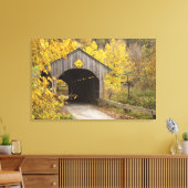 Toile Pont couvert, Vermont, États-Unis 2 (Insitu(Salon))