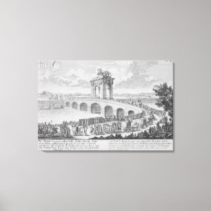 Toile Pont d'Augustus dessus par l'intermédiaire de