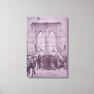 Toile Pont de Brooklyn, le Président Arthur à son