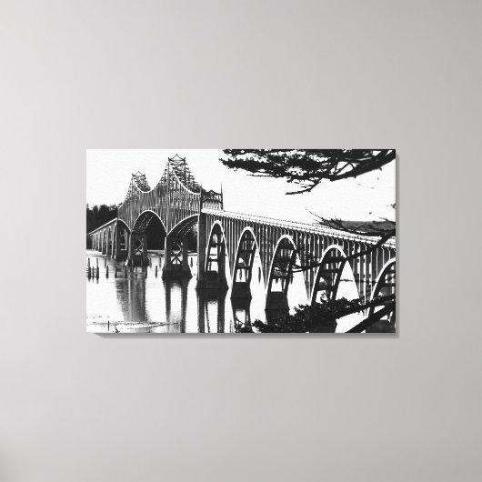 Toile Pont de Coos Bay PhotographiePont Nord, OU (Recto)