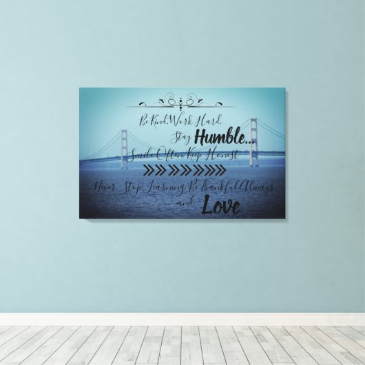 Toile Pont de Mackinac (Insitu (Plancher de Bois))