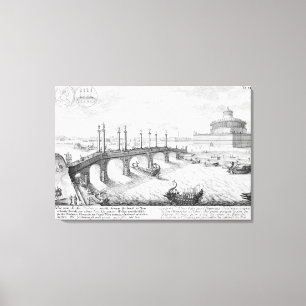 Toile Pont de mausolée d'Aelius et de Hadrian (Castel S