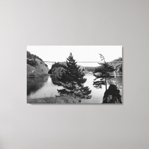 Toile Pont de passage de duperie, vue Photograp 2 de