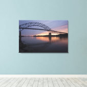Toile Pont de Sagamore sur le canal de Cape Cod, (Insitu (Plancher de Bois))
