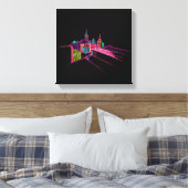 Toile Pont de ville dynamique Unique Moderne (Insitu(Chambre))