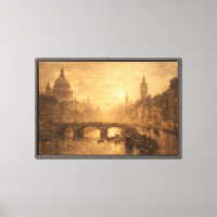 Pont de ville européenne vintage