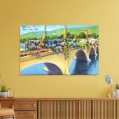Toile Pont des fleurs de Shelburne Falls (Insitu(Salon))