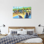 Toile Pont des fleurs de Shelburne Falls (Insitu(Chambre))