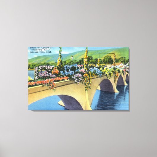 Toile Pont des fleurs de Shelburne Falls (Recto)