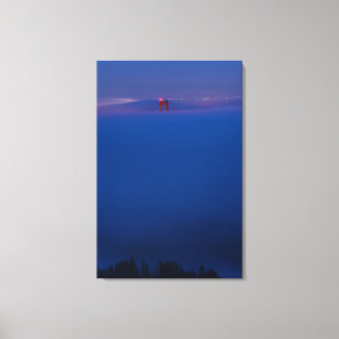 Toile Pont du Golden Gate dans le brouillard