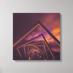 Toile pont du sentier à haut-plateau