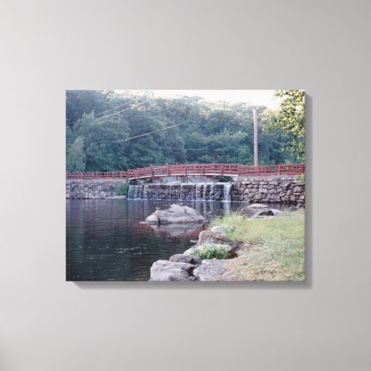 Toile Pont en cascade (Recto)