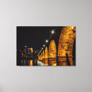 Toile Pont en pierre de voûte de Minneapolis