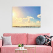 Toile Pont ferroviaire Bahia Honda Floride Keys (Insitu(Salon))