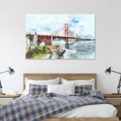Toile Pont Golden Gate (Insitu(Chambre))