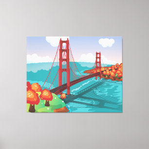 Toile Pont Golden Gate de San Francisco