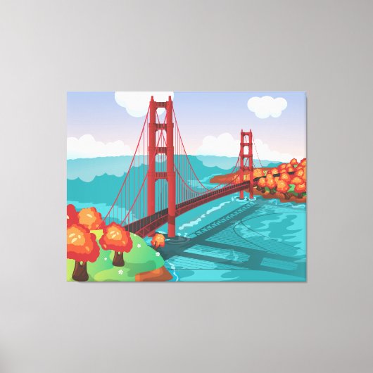 Toile Pont Golden Gate de San Francisco (Recto)