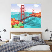 Toile Pont Golden Gate de San Francisco (Insitu(Chambre))