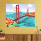 Toile Pont Golden Gate de San Francisco (Insitu(Salon))