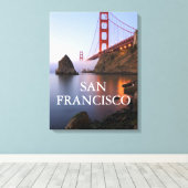 Toile Pont Golden Gate | San Francisco Californie (Insitu (Plancher de Bois))