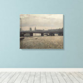 Toile Pont Hungerford du pont Waterloo (Insitu (Plancher de Bois))
