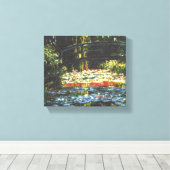 Toile Pont japonais vintage à Giverny Claude Monet (Insitu (Plancher de Bois))