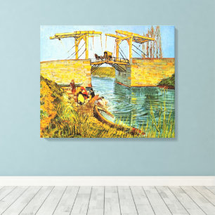 Toile Pont Langlois à Arles par Vincent van Gogh