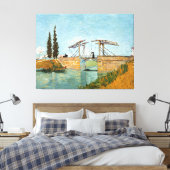 Toile Pont Langlois à Arles Vincent Gogh (Insitu(Chambre))
