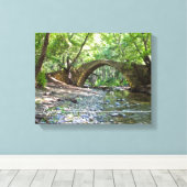 Toile pont médiéval de kelefos à Chypre (Insitu (Plancher de Bois))
