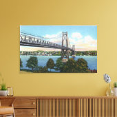 Toile Pont Mid-Hudson à Roosevelt Nat'l Historique (Insitu(Salon))