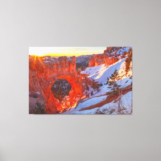 Toile Pont naturel de Bryce Canyon (Recto)