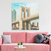Toile Pont New York Brooklyn (Insitu(Salon))