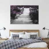 Toile Pont paysage noir et blanc Photo (Insitu(Chambre))