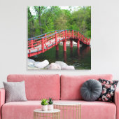 Toile Pont Rouge sur l'Eau (Insitu(Salon))