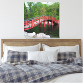 Toile Pont Rouge sur l'Eau (Insitu(Chambre))