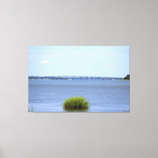Toile Pont sur rivière tranquille (Recto)