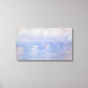 Toile Pont Waterloo, effet Mist par Claude Monet