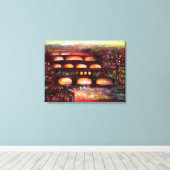 Toile Ponte Vecchio et autres ponts de Florence (Insitu (Plancher de Bois))