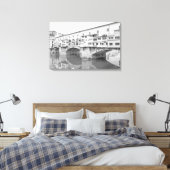 Toile Ponte Vecchio noir et blanc (Insitu(Chambre))