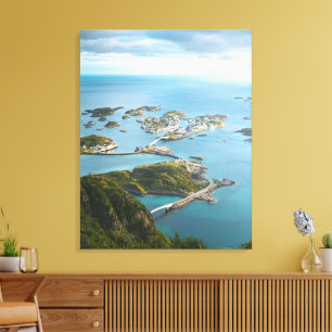 Toile Ponts de l'île – Vue de sérénité côtière