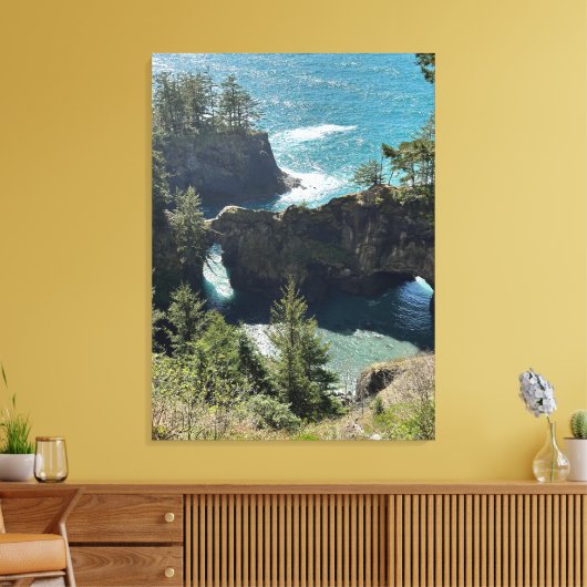 Toile Ponts naturels - Côte sud de l'Oregon (Insitu(Salon))