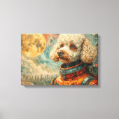 TOILE POODLE DANS L'ESPACE-5 (Recto)