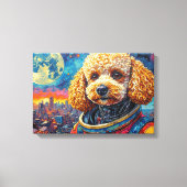 TOILE POODLE DANS L'ESPACE-6 (Recto)