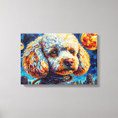 TOILE POODLE DANS L'ESPACE-7 (Recto)