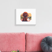 Toile Poodle de jouet mignon (Insitu(Salon))